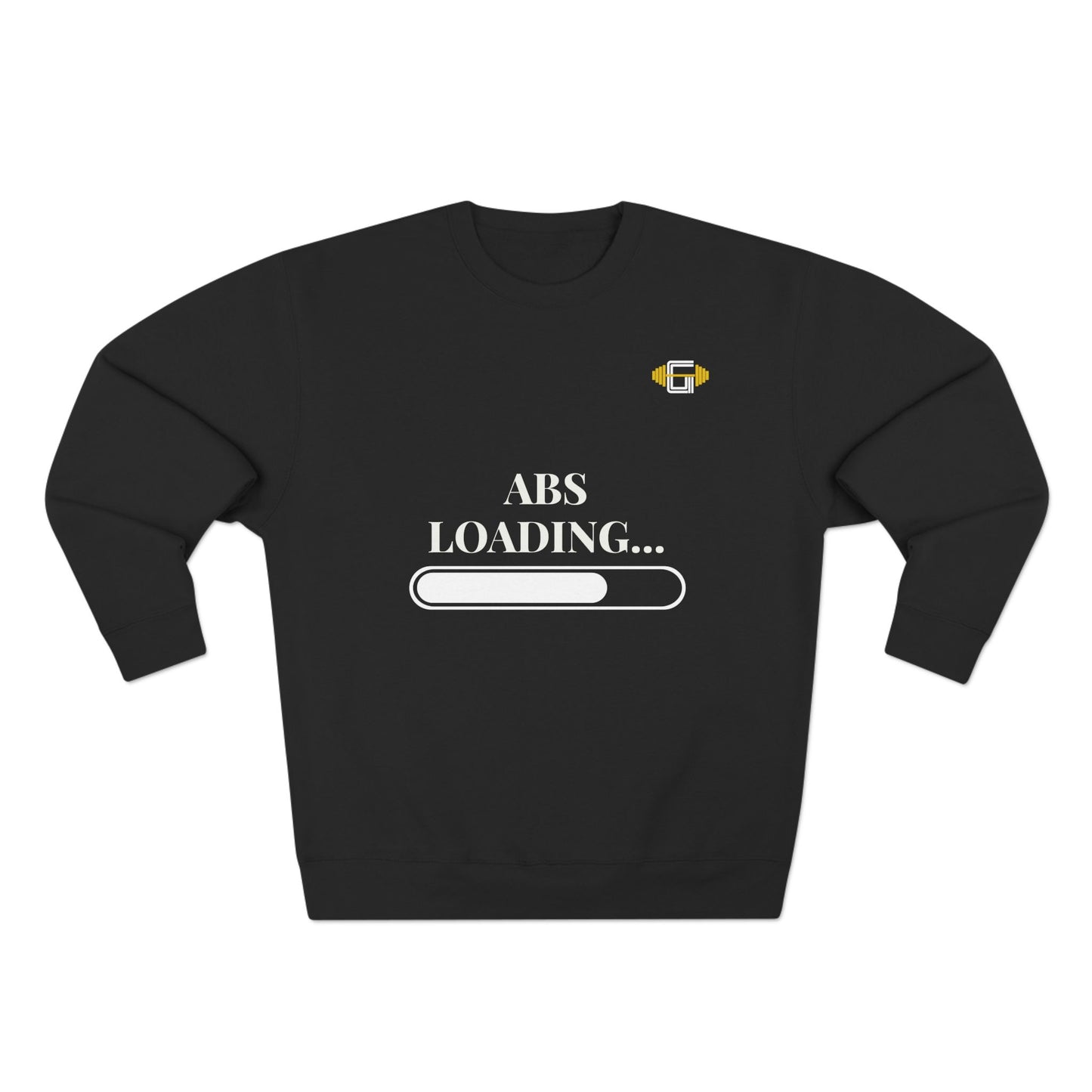 "Abs Loading" Crewneck Sweatshirt - Perfect for Fitness Enthusiasts & Casual Comfort